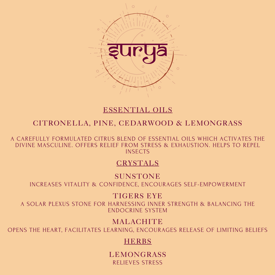 The Celestial Collection: SURYA (Sun)